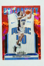 2020-21 Contenders Optic Uniformity Red Cracked Ice Prizm Cole Anthony Rookie RC