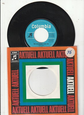 Gitte, Die Souvenirs von dir, Ganz oder aber gar nicht, C 23915 Single 7'' 1968.