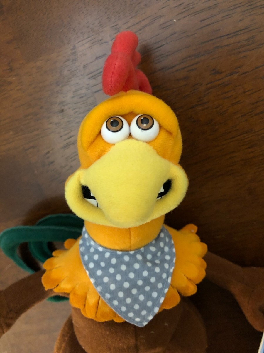 Vintage DreamWorks Kids Brown/Yellow Chicken Run Rocky Plush
