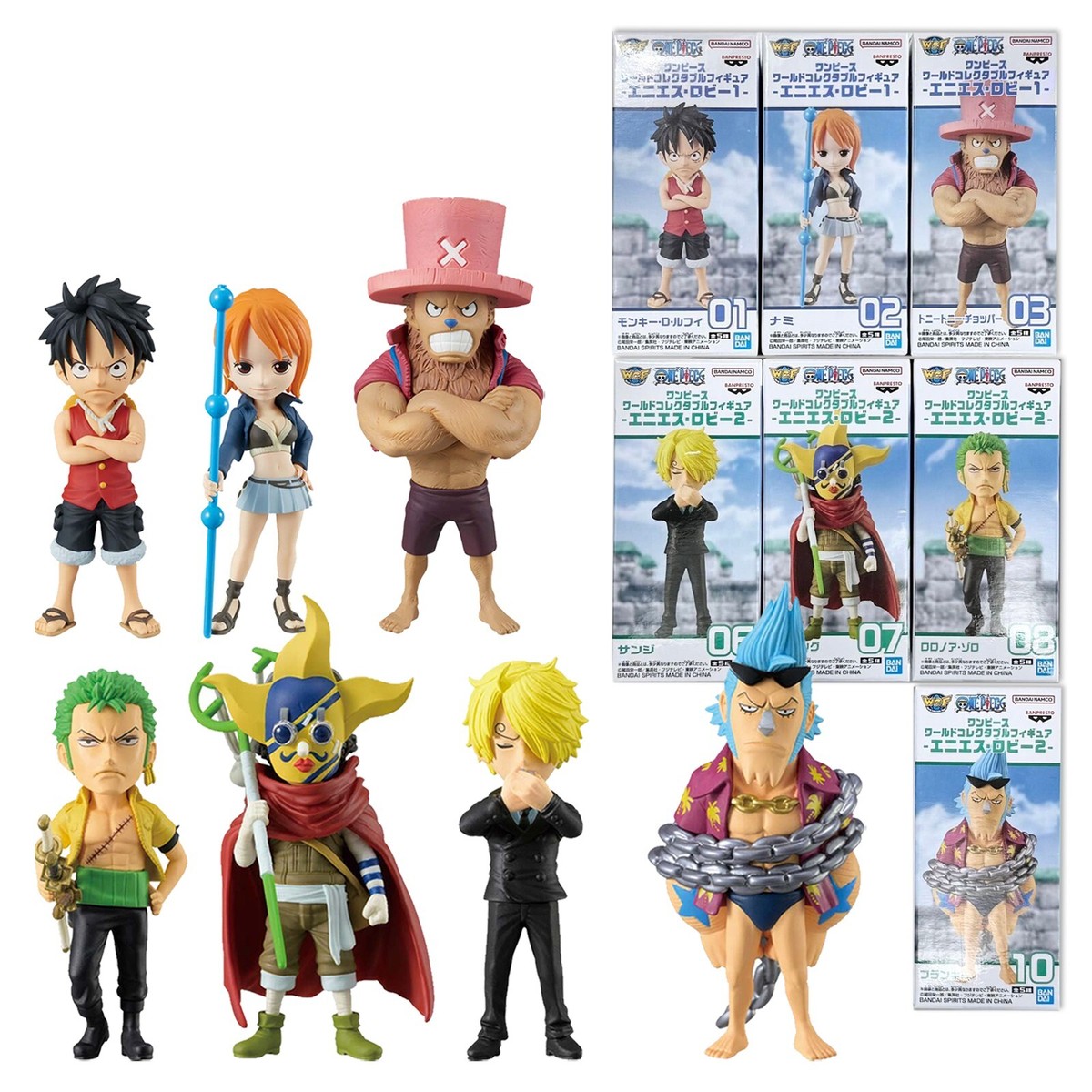 ONE PIECE World Collectible Figure WCF ENIES LOBBY Luffy Zoro