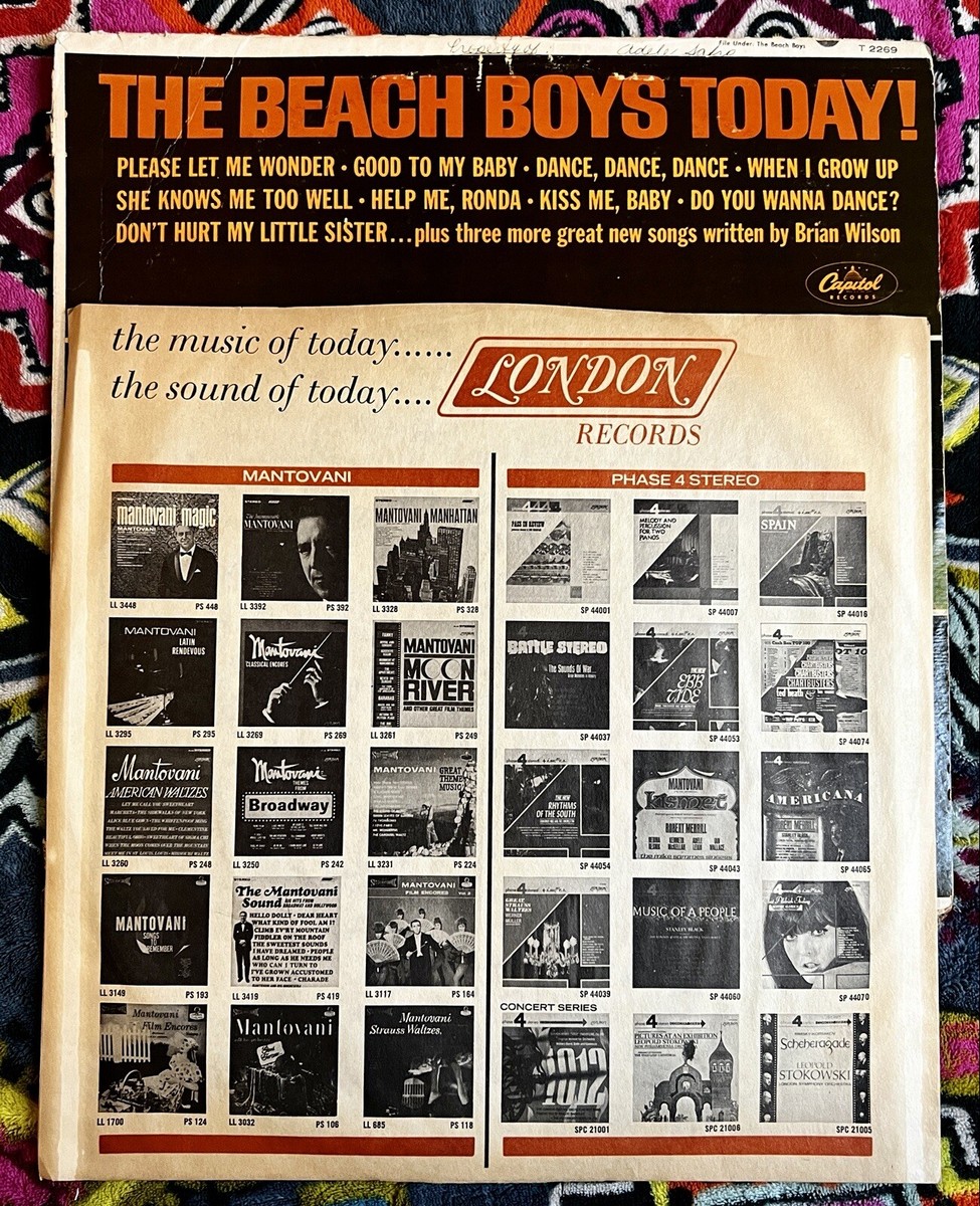レア豪州/The Beach Boys Today! SENC-9486 The Beach Boys – The Beach Boys Today! – Vinyl (LP, Album