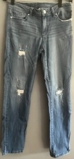 Lauren Conrad Womens Blue Jeans Denim Skinny 8 Distressed Denim