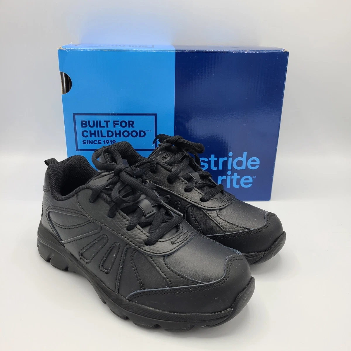Stride rite black sneakers new arrivals