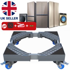 Washing Machine Fridge Stand Appliance Wheel Adjustable Trolley Roller