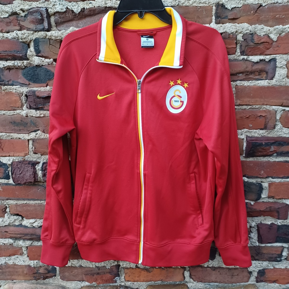 Galatasaray Nike Full Zip Soccer Jacket Jersey Medium Turkey Istanbul  Futbol Men