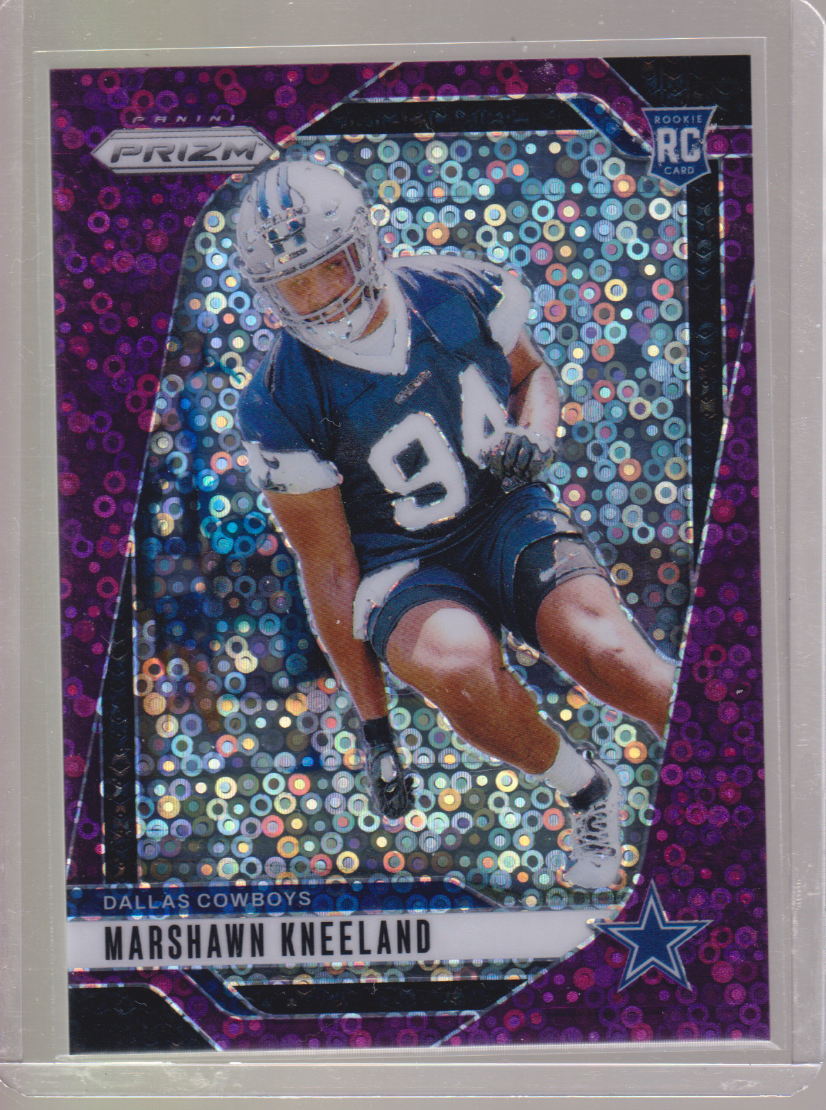 2024 Panini Prizm - Rookies Marshawn Kneeland #373 Purple Disco /49 Prizm (RC)