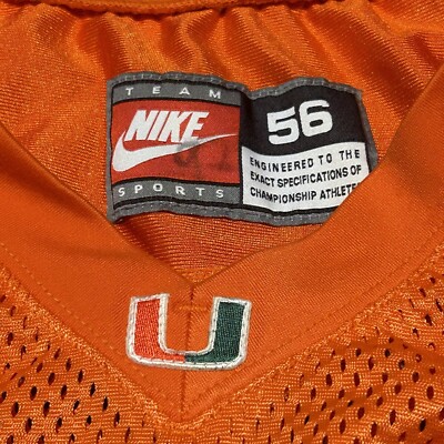 アメリカ製 ナイキ 90's vintage マイアミハリケーンズフットボール アメリカ製 ナイキ 90's vintage マイアミハリケーンズフットボール