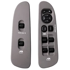 Power Window Door Lock Mirror Switch LH RH w/ Bezel Set For 01-09 Dodge Ram 1500