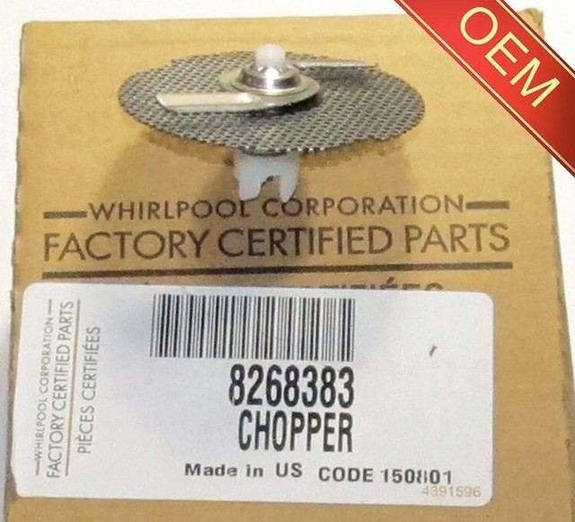 Dishwasher Chopper Blade Assembly FOR Whirlpool Maytag Admiral Amana