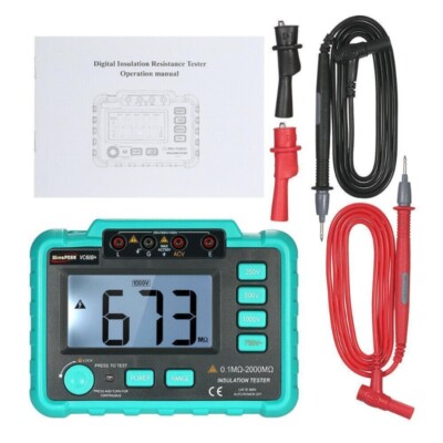Insulation Resistance Tester Digital Megohmmeter Electrician Megohm Meter