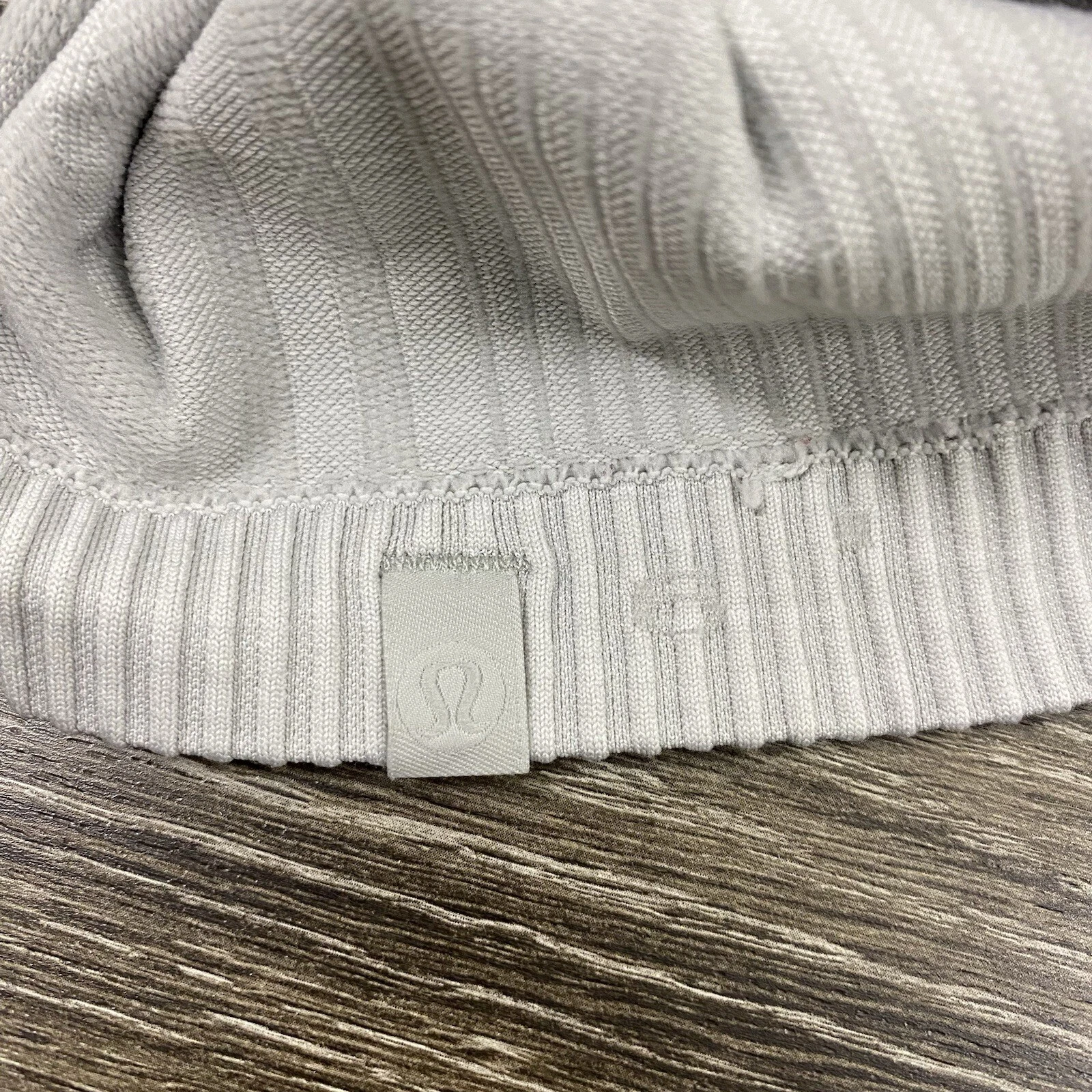 lululemon rest less pullover heathered long sleeve gym shirt