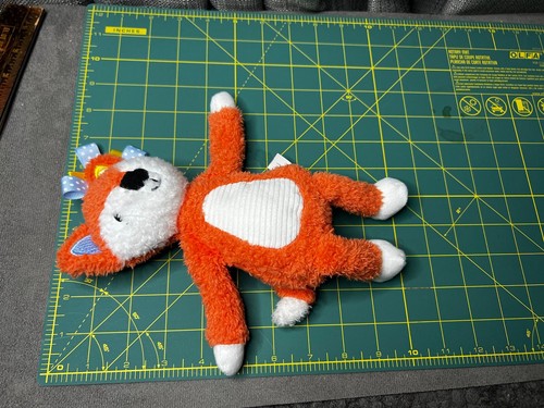 Make Believe Ideas Snuggable Fox Plush Stuffed Animal Crinkle Textures Toy Lovey - Picture 12 of 12
