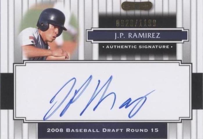 2008 Razor Signature Series - J.P. Ramirez #192 - 1 of 1