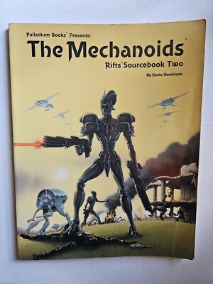 The Mechanoids RIFTS Spiel RPG Rollenspiel Welt Buch Palladium Bücher Quellenbuch 