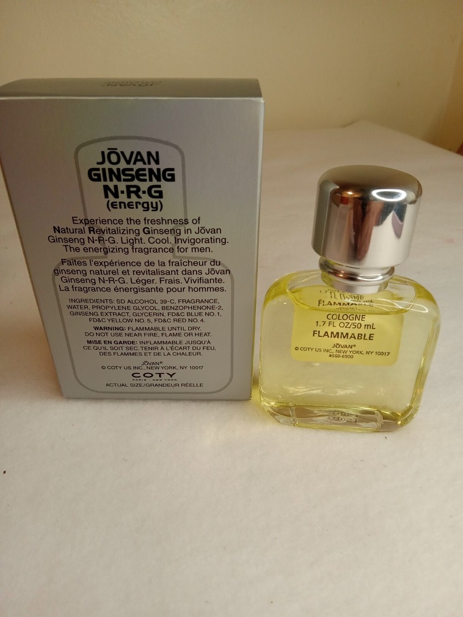 Men Fragrances Jovan Ginseng Perfume New Vintage Jovan Ginseng NRG