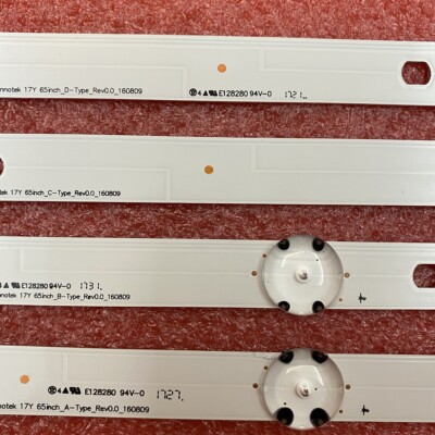 HAJMGUMC 12 PCS/Set LED Backlight Strip Fit for LG 65UJ6300 HAJMGUMC 12 PCS/Set LED Backlight Strip Fit for LG 65UJ6300
