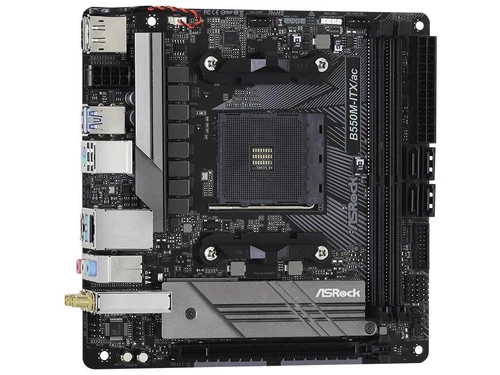 For ASROCK B550M-ITX/ac motherboard B550 AM4 2*DDR4 64G HDMI+DP M-ITX Tested ok