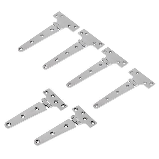3 Pair Marine Grade Stainless Steel Door Gate T Hinge 8" & 6" eBay