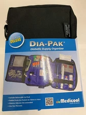 Medicool DIA-PAK Deluxe Diabetic Supply Organizer - Black