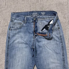 Wrangler Retro Jeans Men's 30x34 Relaxed Boot Cut Blue Denim Western Cowboy