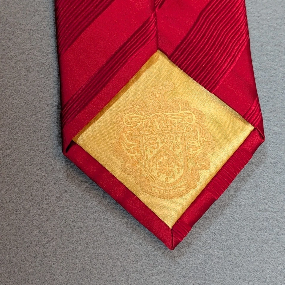 Галстук мужской Donald J Trump Signature Collection красный шелковый в полоску - Изображение 3 из 4