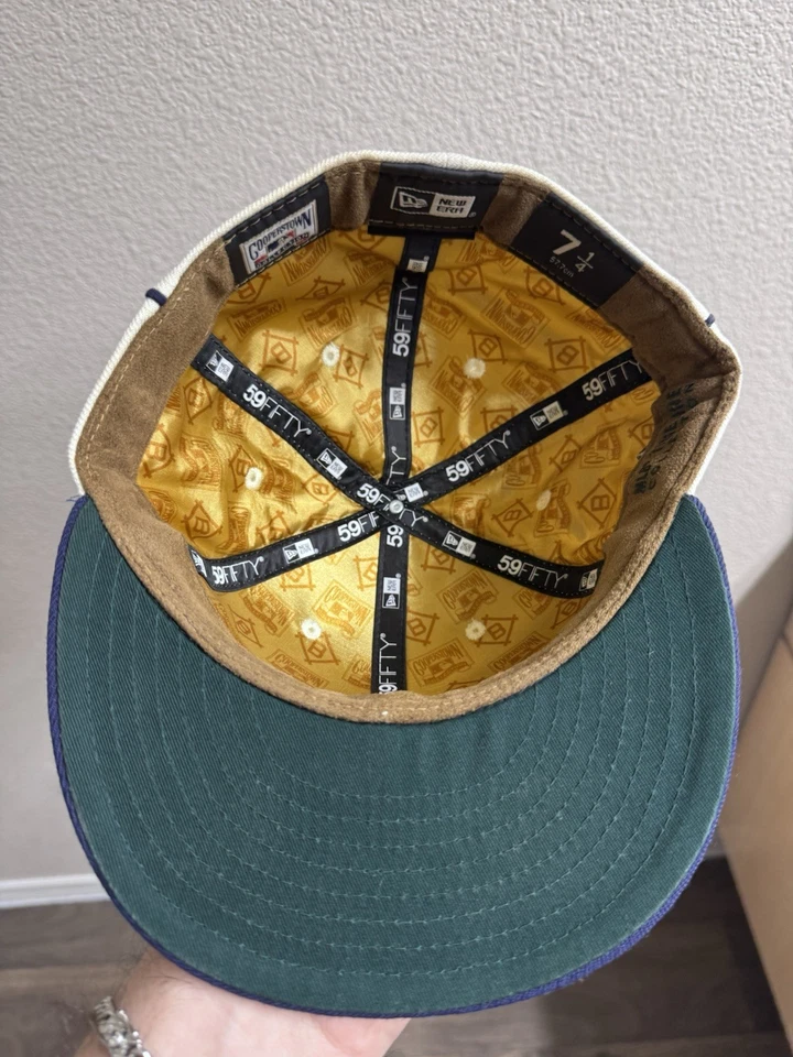 Tapas exclusivas de los Brooklyn Dodgers Jackie Robinson 59FIFTY 7 1/4 Foto 3 de 3