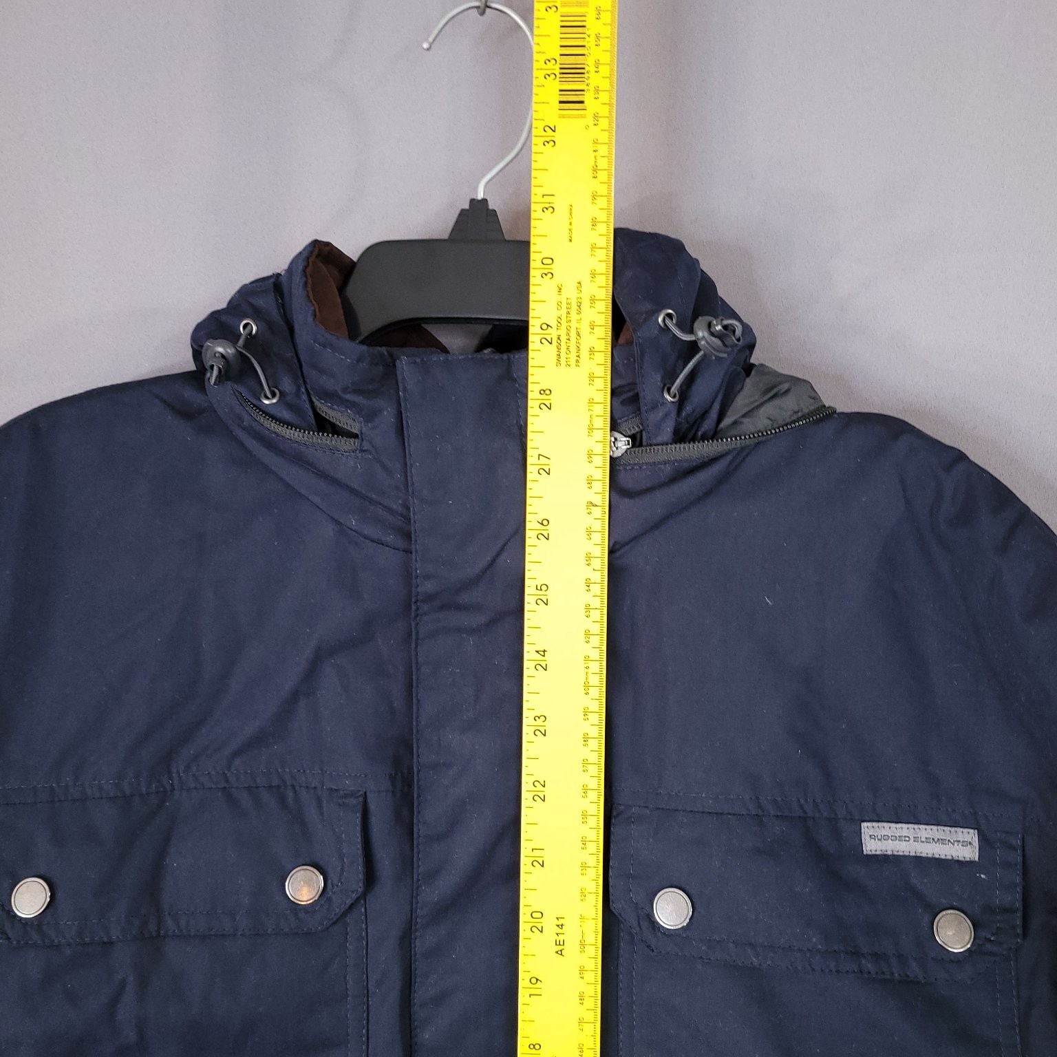 Rugged Elements Men's Jacket Navy Large Insulated… - image 4