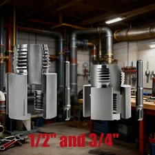 US PVC Pipe Threader Kit – All-in-One Tool for Internal and External Threading