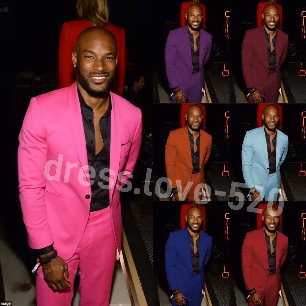 Trajes clásicos para hombre chal solapa 2 piezas moda fiesta boda novio hombres blazers