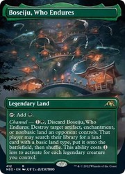 Boseiju, Who Endures Borderless Foil #412 Kamigawa: Neon Dynasty
