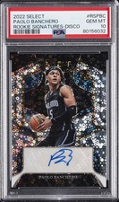 2022 SELECT ROOKIE SIGNATURES DISCO PAOLO BANCHERO ROOKIE RC AUTO PSA 10