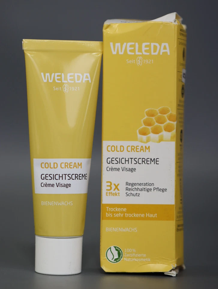 Crema hidratante facial Weleda Deep Moisture Coldcream 30 ml (paquete de 3) Foto 3 de 4