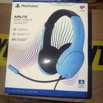 PlayStation AIRLITE Wired Stereo Gaming Headset Blue for PS5/PS4