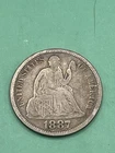 1887 S Seated Liberty Silver Dime Type 4  Nice Details Nice Coin