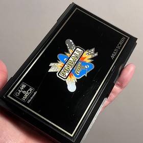 gamewatch Nintendo Game Watch Pinball Pb-59 Boxed With Instructions Verifi Japan
