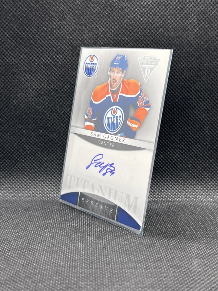 2012-13 Titanium Reserve Sam Gagner Auto #41 Edmonton Oilers - Image 3 of 4