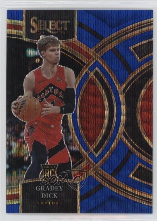 2023 Panini Select Premier Level Blue Wave Prizm 37/75 Gradey Dick Rookie RC 4f5
