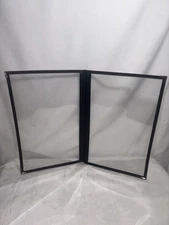 Restaurant Menu Cover Holders 8.5 X 14” 2 Panels 4 Pages 25-Pack