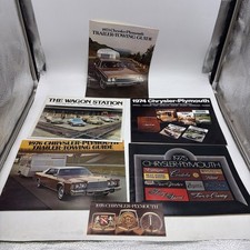 1973-77 Chrysler Plymouth Dealer Brochures Lot Towing Guides Color Charts 1973-77 Chrysler Plymouth Dealer Brochures Lot Towing Guides Color Charts