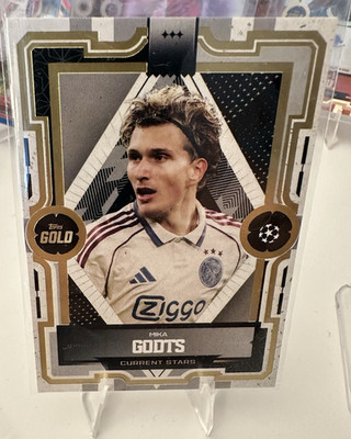 Topps Current Stars Gold Mika Godts Ajax / Base card