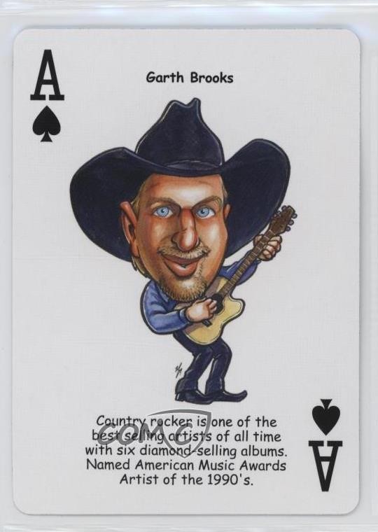 2012 Hero Decks Presents Country Music Playing Cards Garth Brooks #AS 0kb5