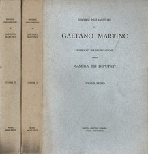 Discorsi parlamentari di Gaetano Martino (2 Volumi) - Camera dei deputati [1976]