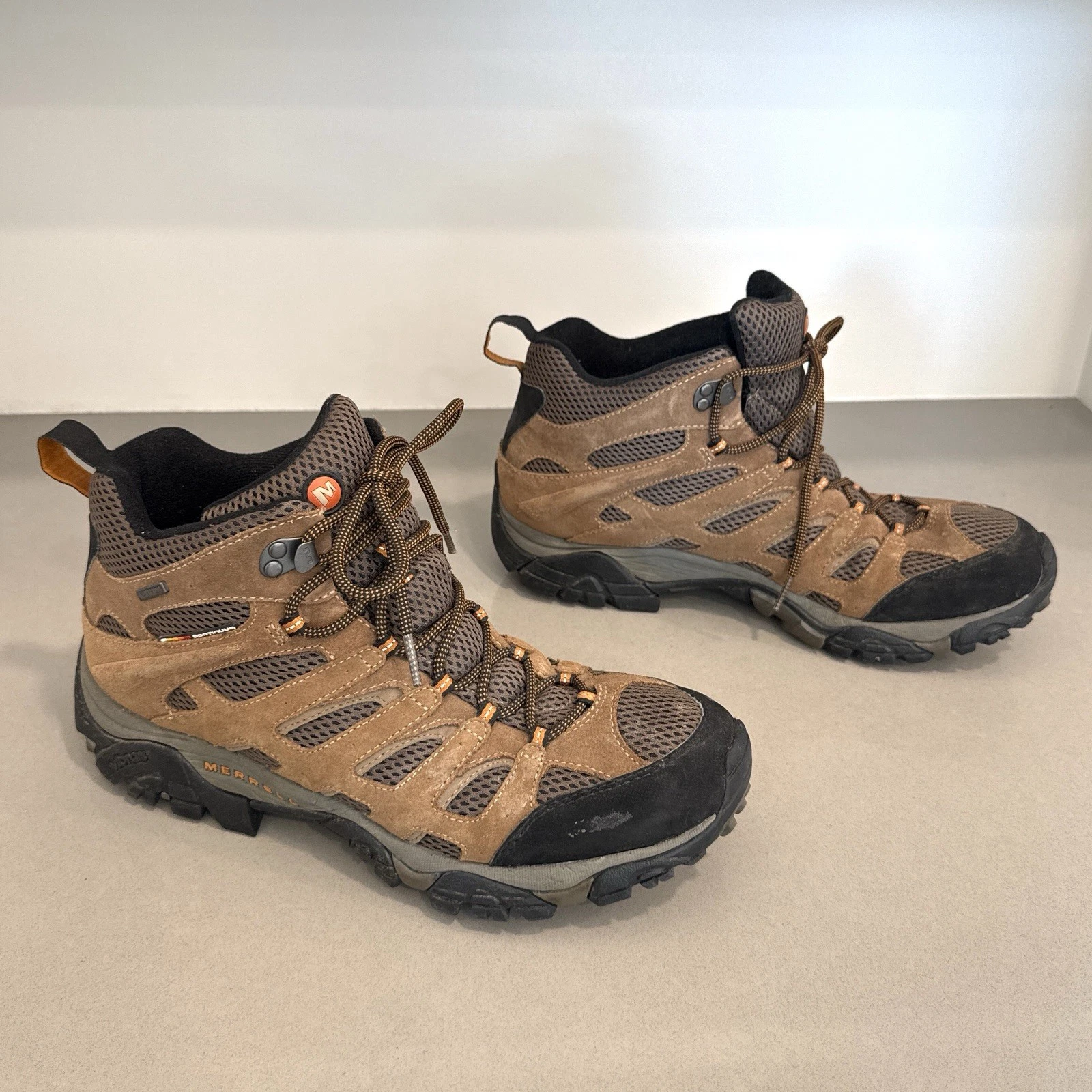 Merrell Moab 3 Hiking Boots Men's 11.5 Earth Mid Waterproof Camping J88623
Opens in a new window or