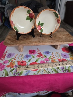 Cute Dessert Dish Apple Berry Bowl X 2. Great If U Need Some Replacement Or...
