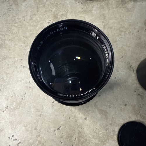 ALBINAR ADG ZOOM CAMERA LENS 1:5.6 75-300mm No.K8617025 W/CASE