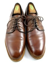 Allen Edmonds "WALKER" Men's Plain-toe Leather Derby 9.5 D  Chili  USA (657N)