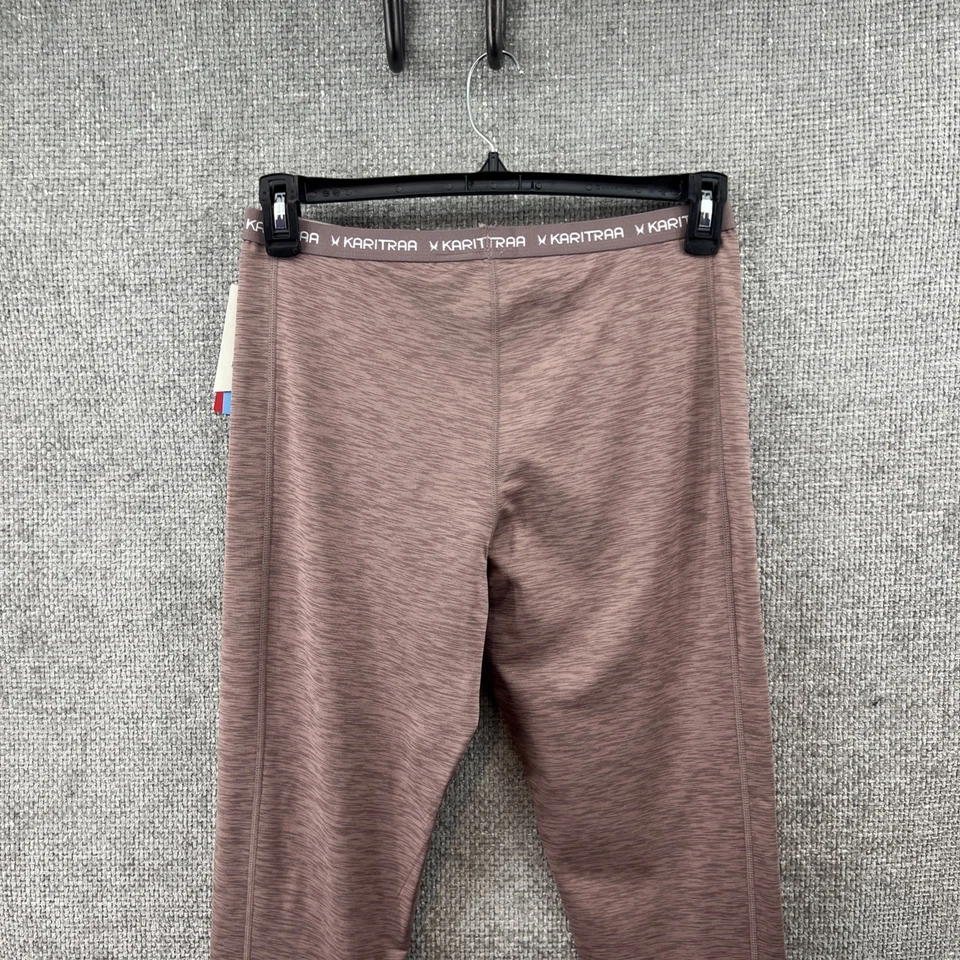 Pantalón Kari Traa Capa Base LUNE Para Mujer Talla Grande Faire Isle Forrado Taupe Nuevo Foto 3 de 4