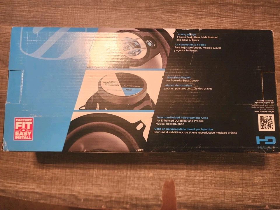 Scosche HD5254A-WM1SD- High-Performance 5.25" 4-Way Full Range Car Door Speakers - Image 3 of 4