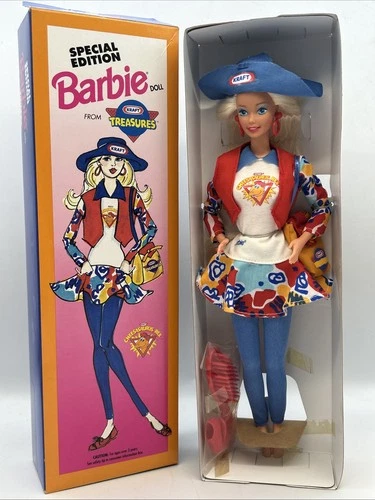 MTB- Vintage 1993 Barbie Kraft Cheesasaurus Rex Special Edition Doll• Mattel