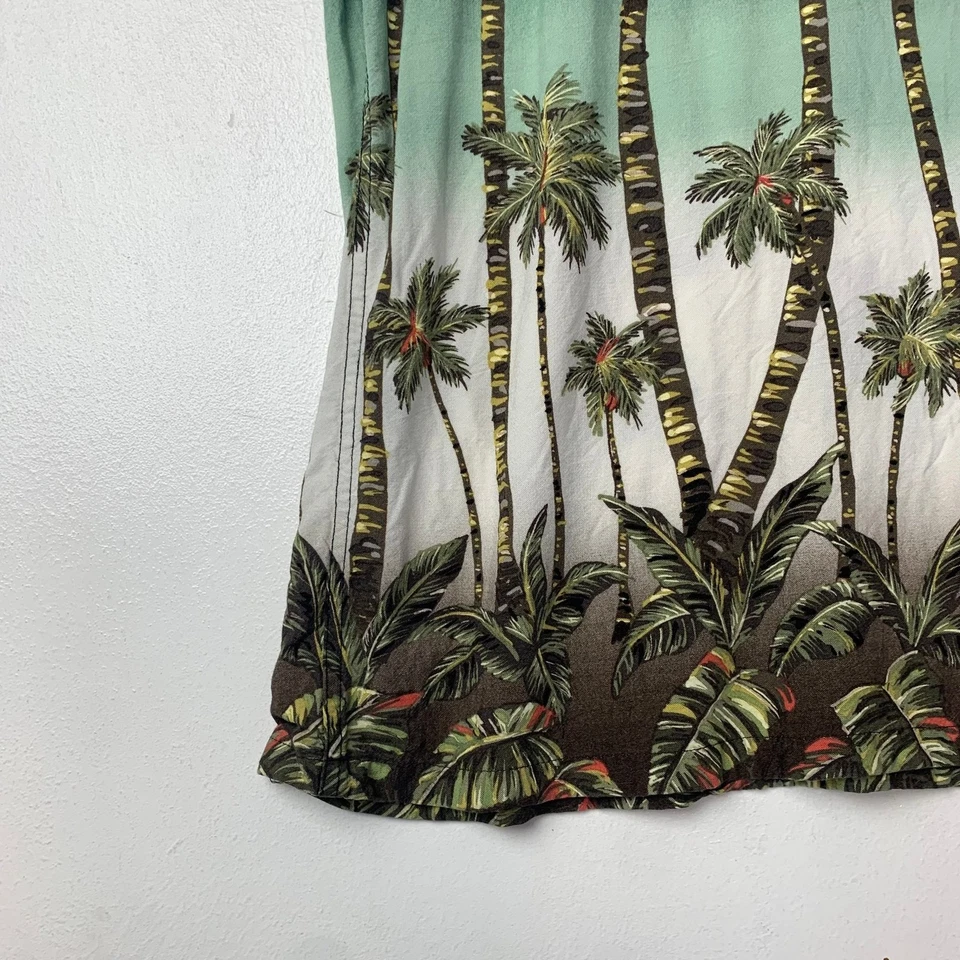 Pierre Cardin Hawaiian Shirt Palm Tree Print Vibe Beach Holiday Mens XL - Image 3 of 4